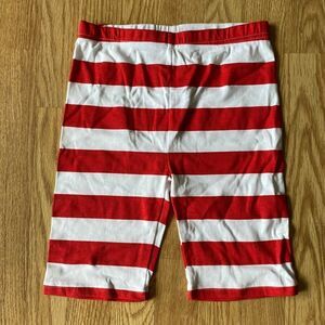 Carters Red and White Striped Shorts 10